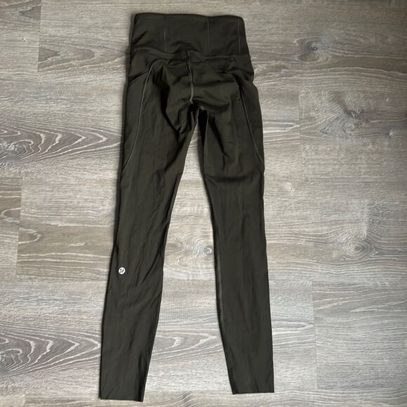 Lululemon 7/8 Tight II *Nulux 25" Dark Olive - Picture 2 of 12